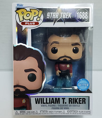WILLIAM T. RIKER – Star Trek Transporter Funko POP! PLUS #1688 Vinyl Figure NEW