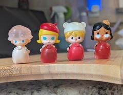 Authentic Pop Beans Lot Of 4 Lucky Charm CryBaby/Molly/Dimoo/Sweet Bean