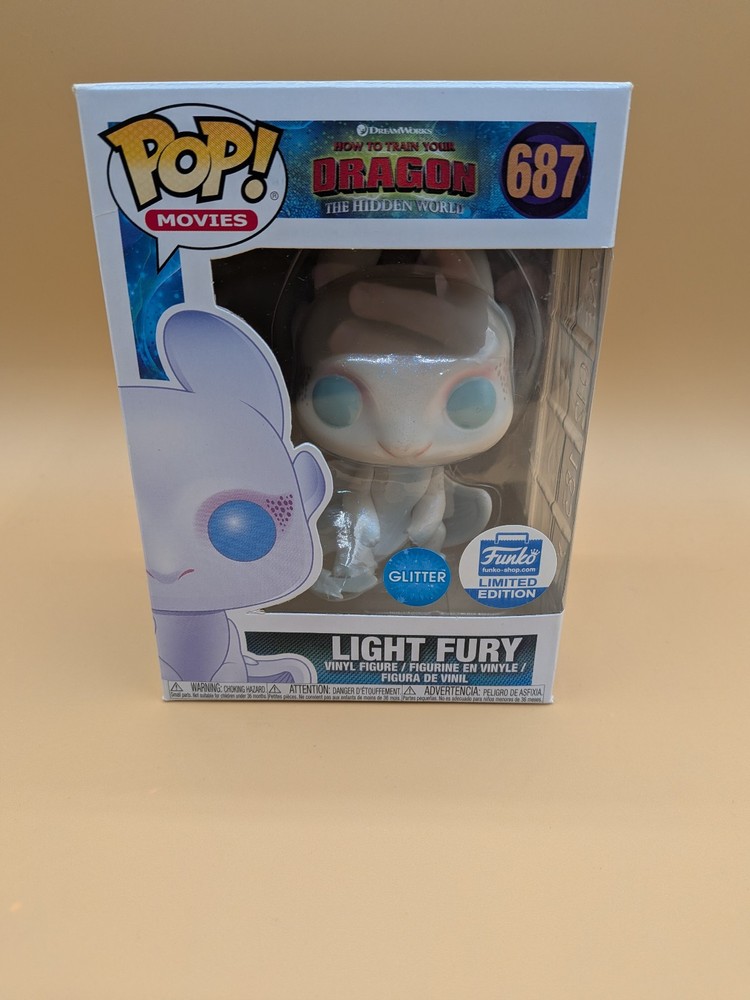 Funko Pop Movies Light Fury #687 Glitter Funko-Shop Limited Edition