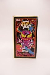 Funko Pop Marvel Funko Shop Exclusive Black Light Carnage 678 Authentic