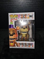 Funko POP! FNAF Five Nights At Freddy’s Rockstar Freddy #362 With Protector