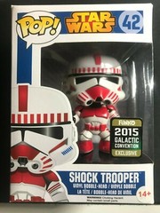 Brand New FUNKO POP 2015 STAR WARS CELEBRATION SHOCK TROOPER #42 Vinyl VAULTED