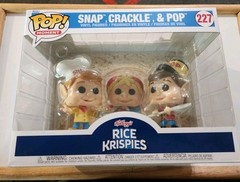 Funko Pop Ad Icons Kellogg’s Snap, Crackle,& Pop Rice Krispies #227 EUC