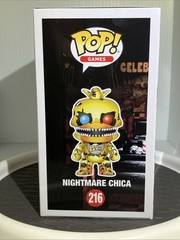 VAULTED MIB Funko POP Games – FNAF: Nightmare Chica #216 w/Protector