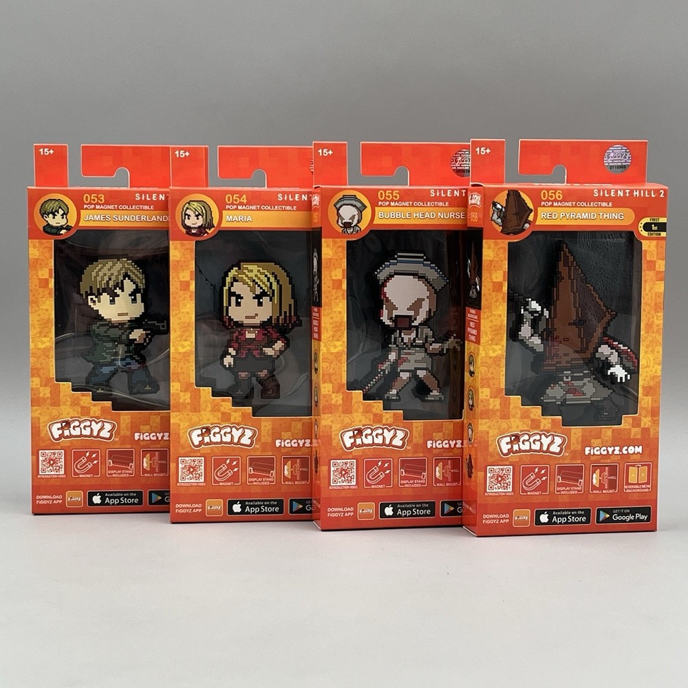 FiGGYZ Silent Hill 2 Pop Magnet Collectible Complete Set of 4 – 1st Edition NEW