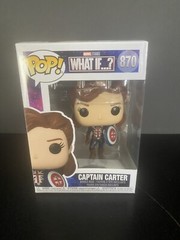 FUNKO POP WHAT IF CAPTAIN CARTER 870 MARVEL STUDIOS LO1