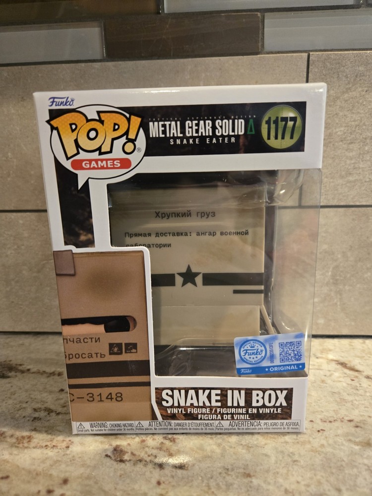 Funko Pop – Snake In Box 1177 – Metal Gear Solid – Exclusive New