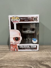 Funko Pop! Vinyl 6 in: Attack on Titan – Colossal Titan (Black and White) (6…