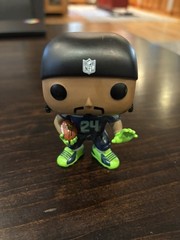 Funko Pop NFL Marshawn Lynch #24 Seattle Seahawks Loose – No Box