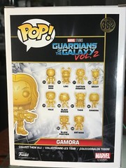 Funko Pop! GAMORA Gold Chrome Marvel Studios 382 Includes Eco-Tek Protector!