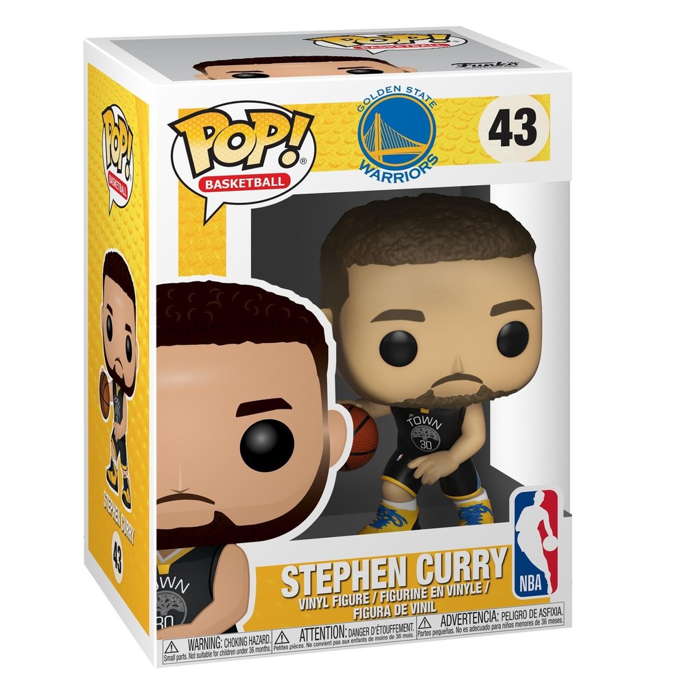 Funko Pop NBA: Warriors – Stephen Curry, One Size – Size, Multicolor