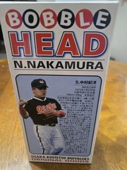 NORIHIRO NAKAMURA OSAKA BUFFALOES BOBBLE BOBBLEHEAD SGA W Box “Rare Blue Jersey”