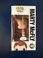 Michael J Fox Autographed BACK TO THE FUTURE Signed Funko Pop JSA Authenticated