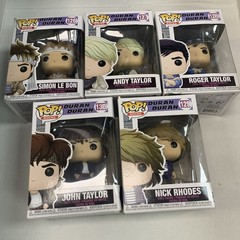 Funko Pop! Duran Duran Complete Set/5 #126,127,128,129 & 130 Please See Pictures