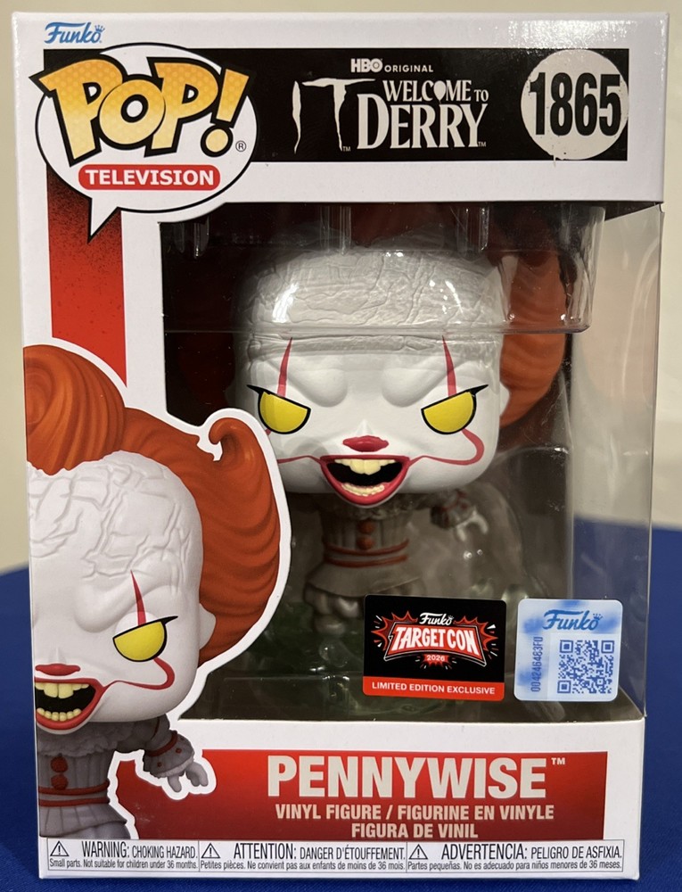 Funko Pop! Television IT Welcome To Derry PENNYWISE #1865 Target Con 2026