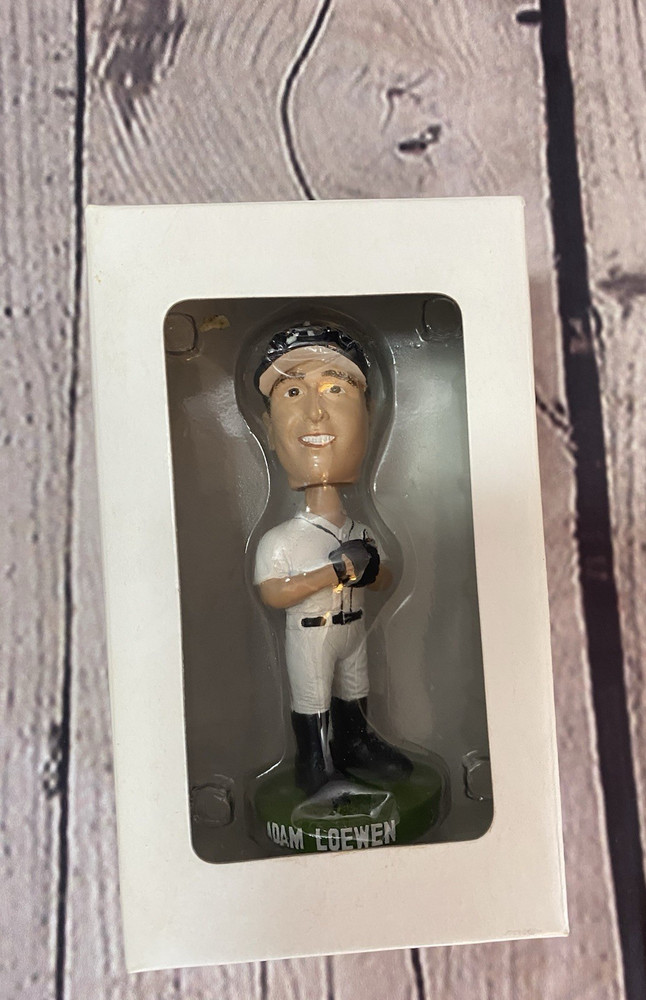 Adam Loewen Baseball Sports Bobblehead Original Unopened Box White Black Green
