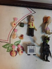 Six Rick and Morty Misc. Loose 3″ Figures & Misc. Pieces