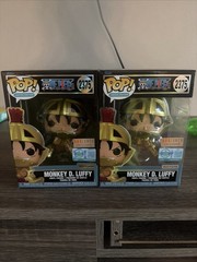 Lot Of 2 Funko Pop One Piece Monkey D Luffy #2375 Supreme 9500 Limited BoxLunch