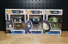 Funko Pop DC Dia De Los Muertos Batman 409 Blue Beetle 410 Green Lantern 411