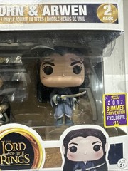 Funko Pop! Vinyl: The Lord of the Rings – LOTR/Hobbit – 2 Pack – Aragorn & Arwen