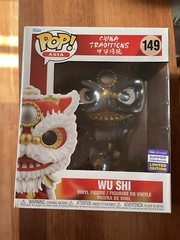 Asia Funko Pop Vinyl China Traditions Wu Shi Red And Gold Broken Plastic Cover
