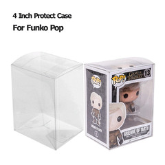 10x Pop Protector Case for 4” Funko Pop Figures Plastic Display Box Locking Tab