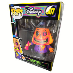 Funko Pop! Mayor Disney Nightmare Before Christmas Vinyl Black Light 807 in Box