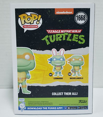 LOT OF 2 LEONARDO & MICHELANGELO EASTER Teenage Mutant Ninja Turtles Funko POP!