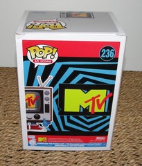 MTV Music Television Logo Funko Pop! Vinyl Figure #236 *Damaged Box*