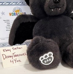 2025 Build-A-Bear Workshop Halloween Vampire Posable BAT Stuffed Plush NEW w/Box