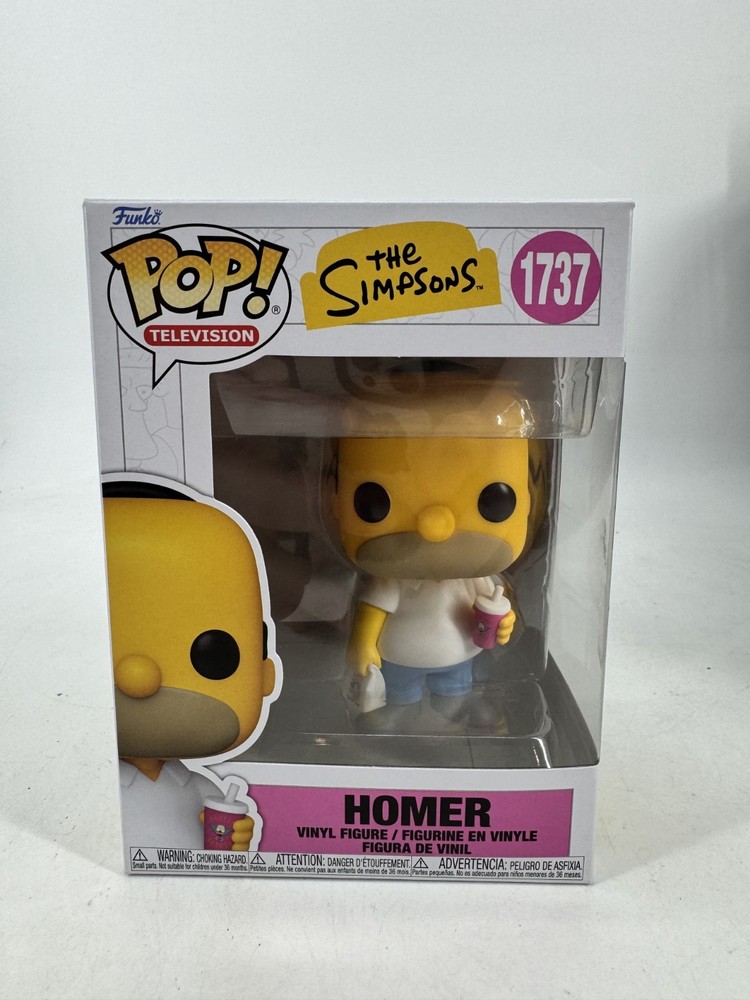 Homer #1737 Funko Pop! The Simpsons Television Vinyl Figure With Protector