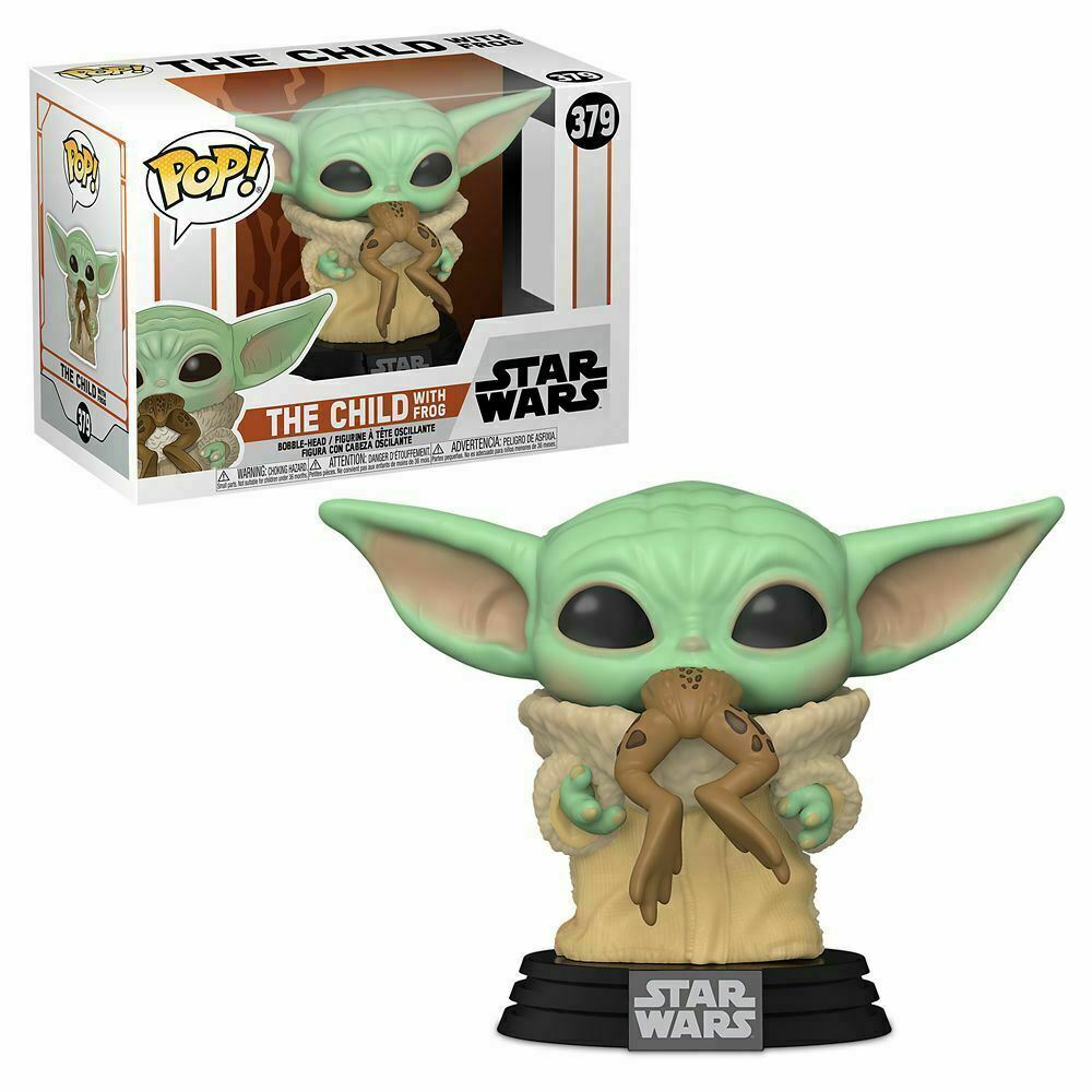 BOX DAMAGED Funko Pop! Star Wars: The Mandalorian – The Child with Frog ,#49932