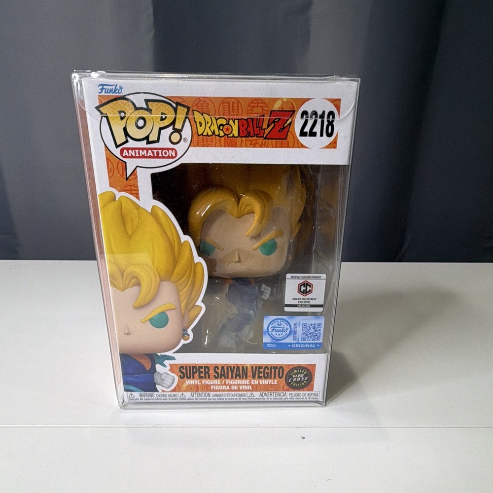 Funko Pop! Vinyl: Dragon Ball Z Super Saiyan Vegito #2218 Glow Chase Exclusive!!