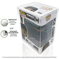 New Michael Jackson Funko Pop! Rocks Beat It #491 NM/MT Hard Acrylic Protector