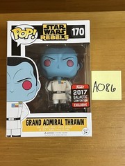 Funko Pop! Star Wars Rebels Grand Admiral Thrawn 2017 Convention Exclusive #170