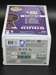 Funko Pop De’Aaron Fox #203 Sacramento Kings NBA Basketball Vinyl w/Protector