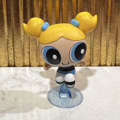 The Powerpuff Girls Bubbles & Blossom Mini Figures Set of 2 w/ Stands
