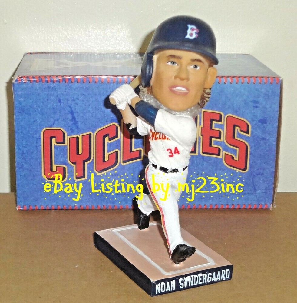 2019 NOAH SYNDERGAARD BOBBLEHEAD BATTER BROOKLYN CYCLONES SGA NEW YORK METS MiLB