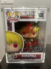 Kurapika Dual Signed by English And Japanese Voice Actors Funko Pop (JVA) (EVA)