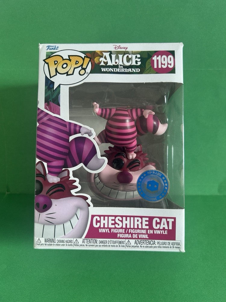 Funko Pop! DISNEY ALICE IN WONDERLAND POP IN A BOX EXCLUSIVE #1199 CHESHIRE CAT