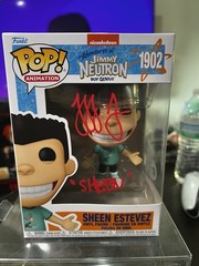 Funko Pop! Vinyl: Nickelodeon Sheen Estevez #1902 Autographed (Jeff Garcia)