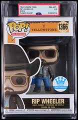 PSA 8.5 Funko Pop! Television (Yellowstone) Rip Wheeler (With Cooler) #1366