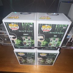 Funko Pop Movies The Matrix (original vaulted set) #157, #158, #159, #160 Neo