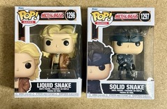 Funko Pop! Games Solid & Liquid Snake 1296 & 1297 Metal Gear Solid 2026 Set Of 2