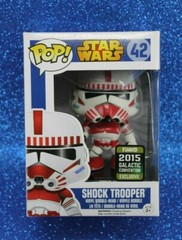 FUNKO POP STAR WARS #42 SHOCK TROOPER (2015 GALACTIC CONVENTION) VINYL 🌵💦