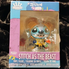 Funko Minis Disney Stitch in Costume Stitch as the Beast Vinyl Figure Box
