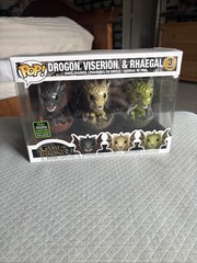 Funko Pop! Vinyl: Game of Thrones – Drogon, Viserion, & Rhaegal- 3 Pack – Mint!!