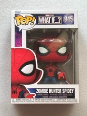 Funko Pop! Marvel What If…? Zombie Hunter Spidey Vinyl Figure #945 Damaged Box
