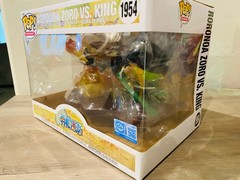 Funko POP! Moments One piece: King Of Hell Zoro vs King 1954 **SEE DING PHOTO!**