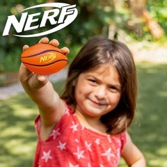 Nerf Micro Squishy Foam Sports 3-Pack | Football, Soccer Ball & Basketball Set